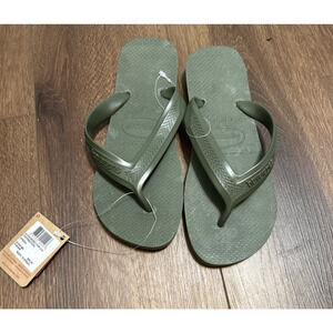 Havaianas Men's Top Max Rubber Flip Flops - Moss - Size 8 Men 9/10 Women